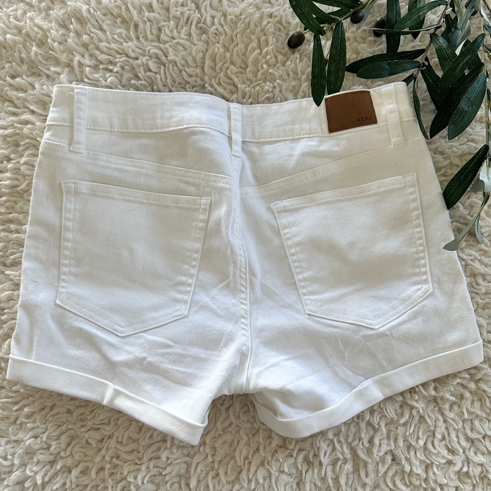 Aeropostale High Rise Midi Shorts - Picture 2 of 2